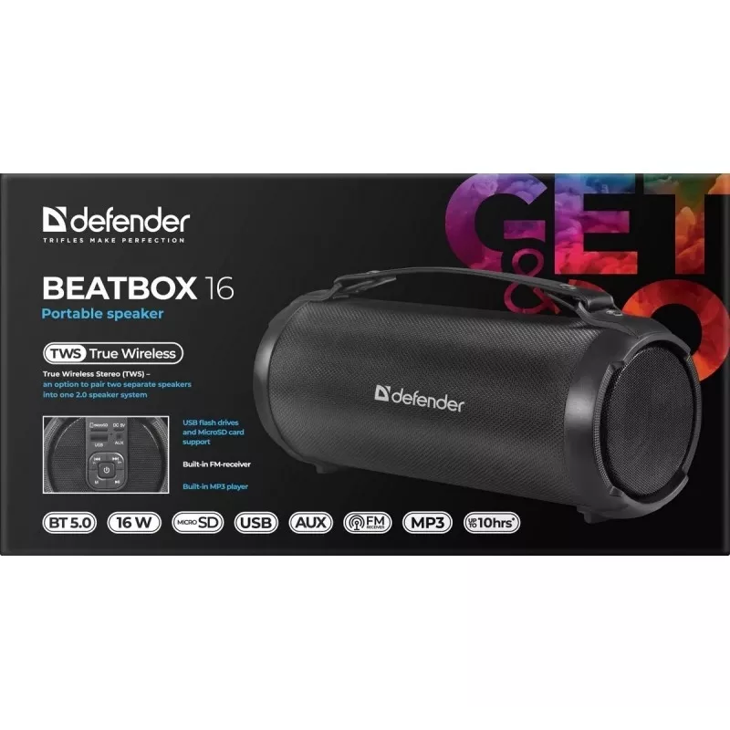 Bluetooth-kaiutin BEATB OX 16W, 65216, DEFENDER