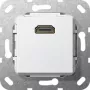 GIRA HDMI-adapteri puhtaanvalkoinen 566903 (566903)
