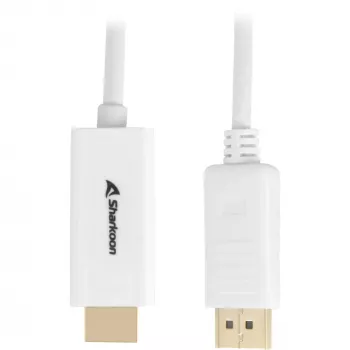 DisplayPort-HDMI-kaapeliadapteri Sharkoon DisplayPort 1.2 → HDMI 4K aktiivinen 2 m 60 Hz