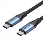 Vention USB 2.0 5A 240W 1 m MUSTA USB-C-C-kaapeli