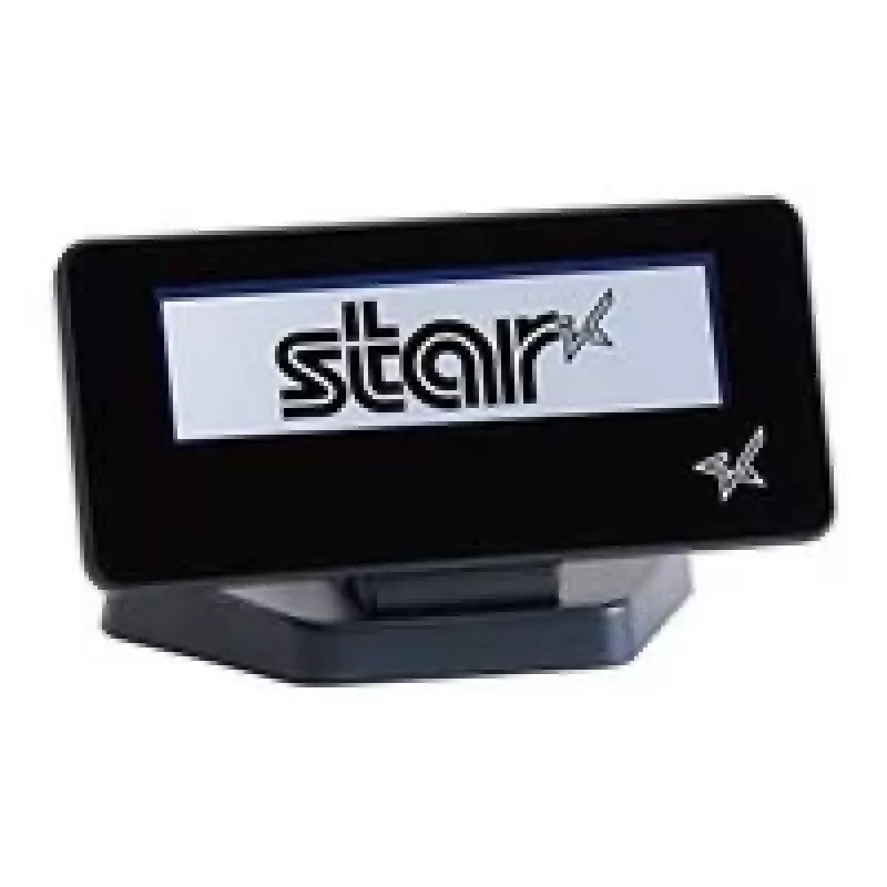 Näyttö Star Micronics SCD222U 20-merkkinen USB 2.0 musta