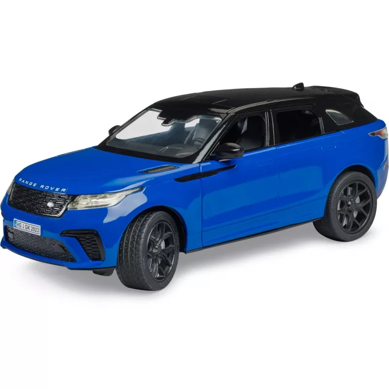 Ajoneuvo BRUDER Range Rover Velar 3 vuotta ABS musta sininen