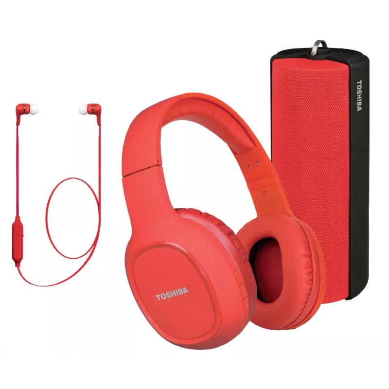 Kuulokkeet Toshiba Wireless Audio Triple Pack HSP-3P19 valkoinen