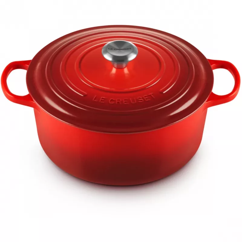 Le Creuset Signature 6,7 L pyöreä punainen