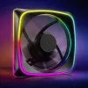SHARKOON SHARK Lights ARGB PWM 120 mm kotelotuuletin – musta