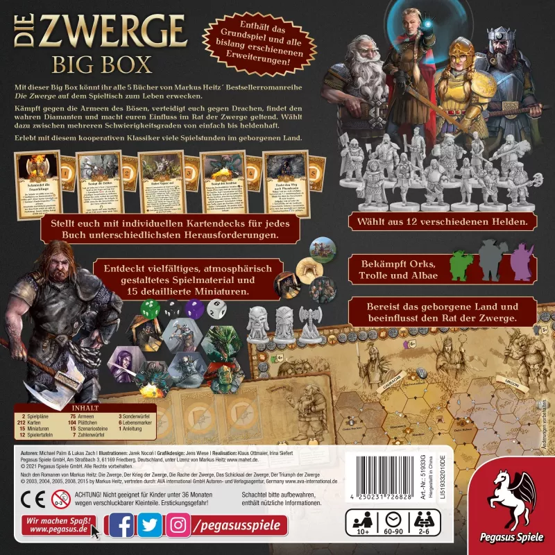 Pegasus Spiele 51933G lautapeli The Dwarves