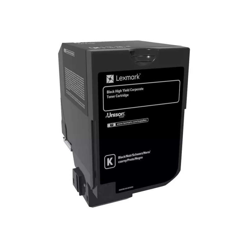 Lexmark CSCX725 Corporate 20K -värikasetti suuri kapasiteetti musta 74C2HKE