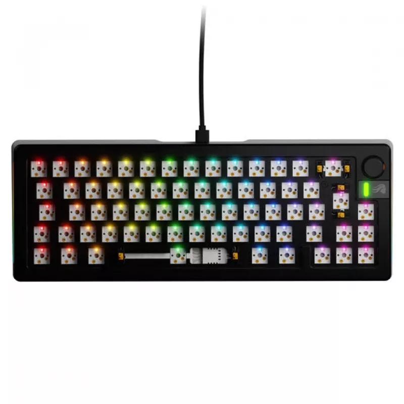 Mekaaninen näppäimistö GLORIOUS GMMK 3 PRO Barebones 65% johdollinen USB RGB musta