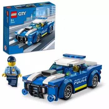 LEGO 60312 City poliisiauto lelu 5-vuotiaille ja sitä vanhemmille poliisi-minihahmolla pieni lahjaidea seikkailusarja takaa-ajoajoneuvo rakennussarja Singl