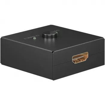 HDMI-kytkin Goobay 58485 1 tulo 1 lähtö 52 mm x 49,5 mm x 22,5 mm