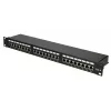 Extralink CAT6 STP V2 | patch-paneeli | 24 porttia