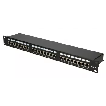 Extralink CAT6 STP V2 | patch-paneeli | 24 porttia
