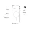 Suoja-takakansi FIXED Apple iPhone Air – läpinäkyvä TPU-sisäkerros + PC-ulkokuori, MagSafe-tuki