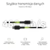 Green Cell PowerStream KABGC07 USB-C–Lightning-kaapeli, 1 m, PD, Apple MFi, musta
