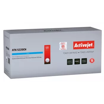 Activejet ATK-5220CN värikasetti (korvaa Kyocera TK-5220C; Supreme; 1 200 sivua; syaani)