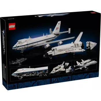 LEGO Icons Shuttle Aircraft 10360 rakennussarja – 2417 osaa, 270 × 535 × 630 mm näyttelymalli