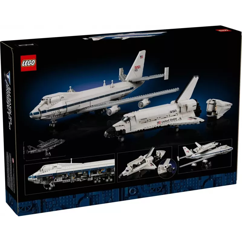 LEGO Icons 10360 Shuttle Carrier Aircraft rakennussarja, 2417 palaa