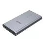 SSD-kotelo Unitek S1206A 2× M.2 NVMe PCIe Gen3 x4 asemalle, USB 3.2 Gen 2 (10 Gbit/s), alumiini, USB-C, sisältää virtalähteen