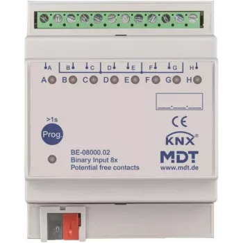MDT BE-08000.02 binääritulo 8-kertainen, 4TE, REG (BE-08000.02)