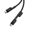 Baseus Fish-Eye USB-C–USB-C-pikalatauskaapeli 1 m 100 W musta