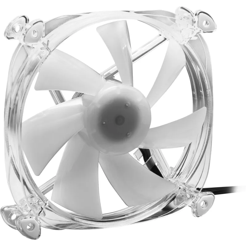 SHARKOON SHARK Disc ARGB 120 mm kotelotuuletin – valkoinen