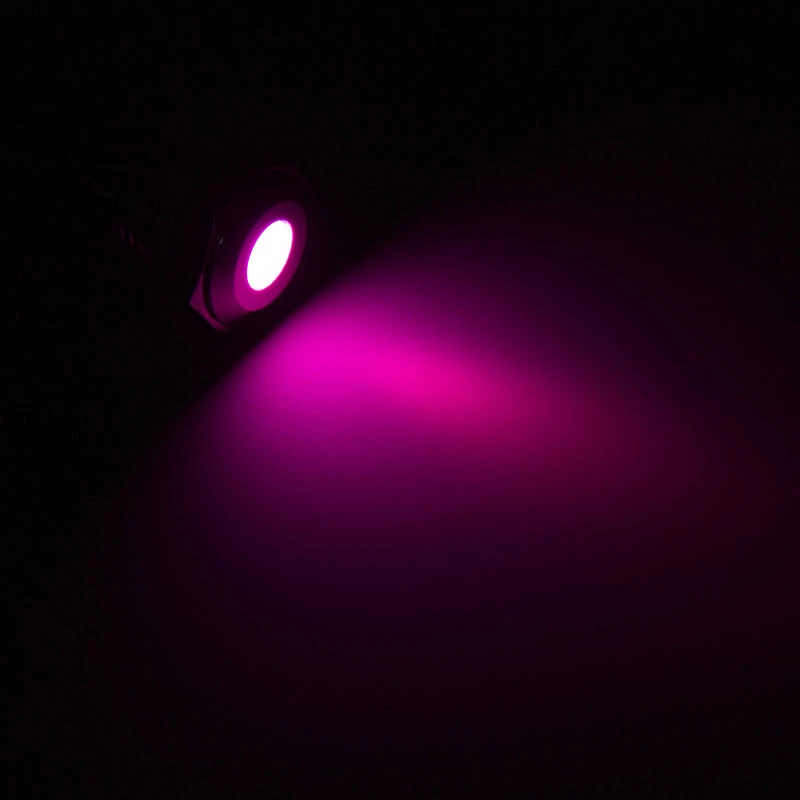 Mekaaninen kytkin violetilla LED-taustavalolla Lamptron LAMP-SW2005-H