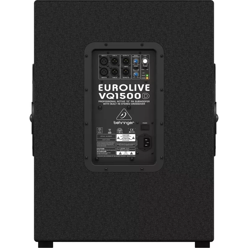 Behringer Eurolive VQ1500D musta 500 W