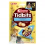 Märkäruokapala kissoille INABA Cat Churu Tidbits tonnikaluresepti — 3 x 12 g pussia