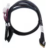 SAS-kaapeli ADAPTEC Microchip Technology 2305500-R SlimSAS ×8 2×2SFF-8639 U.2, 0,8 m, musta