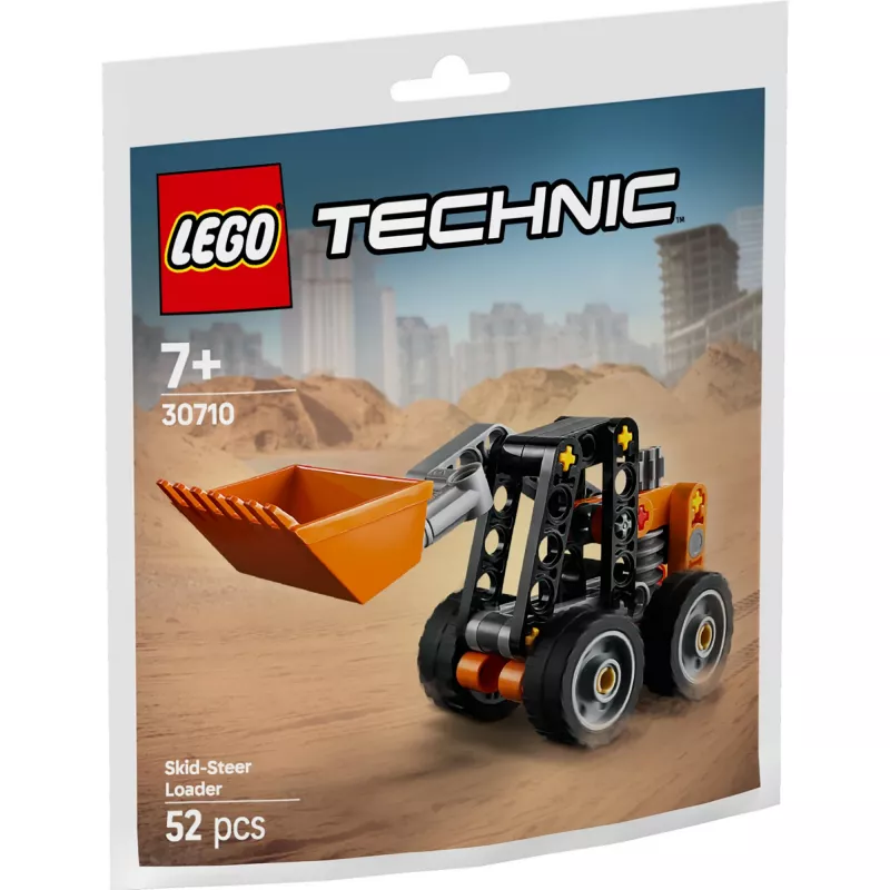 LEGO Technic -rakennussarja pienkuormaaja 30710 liikkuvin varsin ja teloin