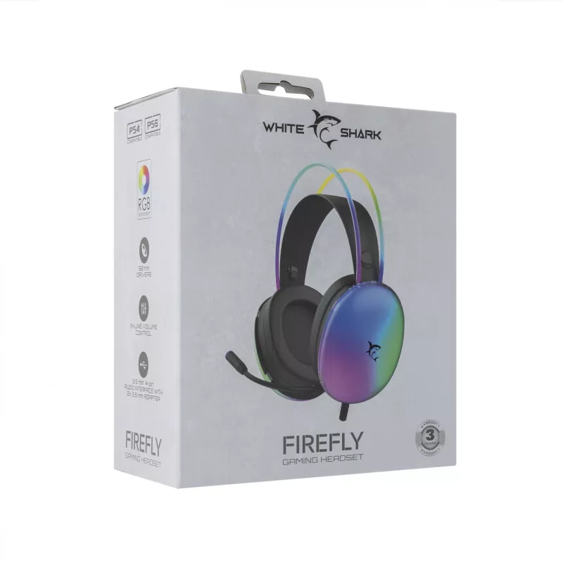 Kuulokkeet White Shark GH-2342 Firefly musta