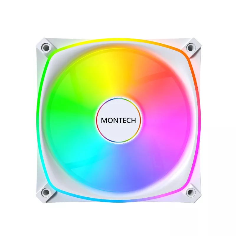 MONTECH RX120 PRO valkoinen 120mm ARGB-kotelotuuletin