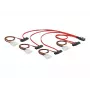 DeLOCK - sisäinen SAS-kaapeli (Serial Attached SCSI) - 4-lane - 36-napainen 4i Mini MultiLane - sisäinen virransyöttö, 4-napainen, sisäinen SAS, 29-napainen (SFF-8482) - 50 cm (83059)