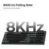 Mekaaninen Full-Size-näppäimistö Keychron V6 Ultra 8K — QWERTY, Bluetooth, RGB, musta