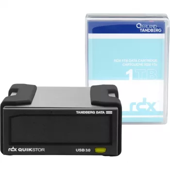 Overland-Tandberg O-T RDX ulkoinen asemasarja 1 TB HDD, musta, USB3+