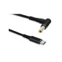 Kaapeliadapteri Microconnect USBC-DC-5A-20V USB C – 5,5*2,5 1,2 m musta