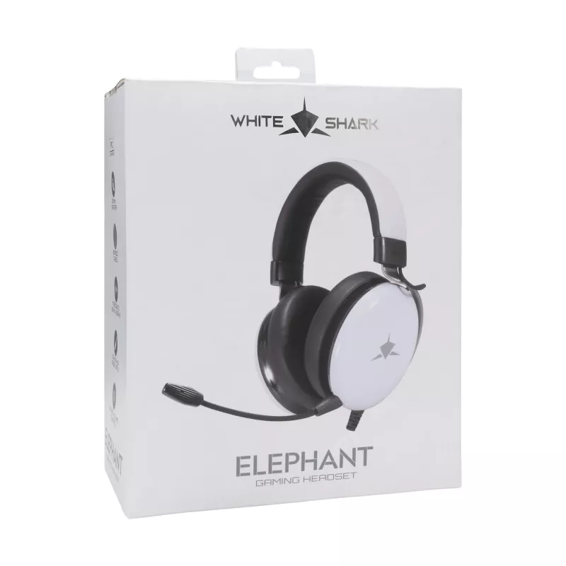 Kuulokkeet White Shark GH-2540 Elephant valkoinen