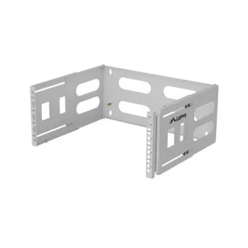 19 tuuman seinäkiinnitteinen kaappi 4U LANBERG — 497×400/240 mm, harmaa
