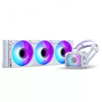 Phanteks Glacier One 360M25G2 -tietokonekotelon nestekylmäasennussarja, 12 cm, valkoinen, 1 kpl