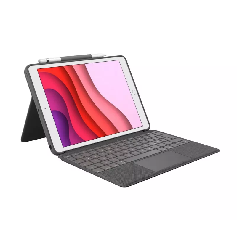 Näppäimistökotelo Logitech Combo Touch iPad 7. 8. 9. sukupolvelle