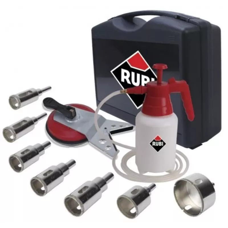 RUBI Easy Gres Plus Kit poranteräsarja (7 kpl)