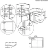 Electrolux EVL6E49X integroitava kompakti uuni mikroaaltotoiminnolla, 44 l, korkeus 45,5 cm, musta/ruostumaton teräs