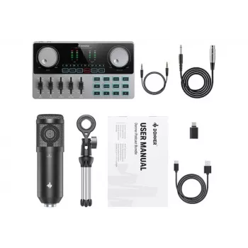 Donner Podcast Starter Kit - podcast-tallennussarja