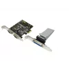 Sisäinen PCIe-liitäntäkortti LOGILINK PC0033 sarja- ja rinnakkaisliitännöillä, NetMOS-piirisarja