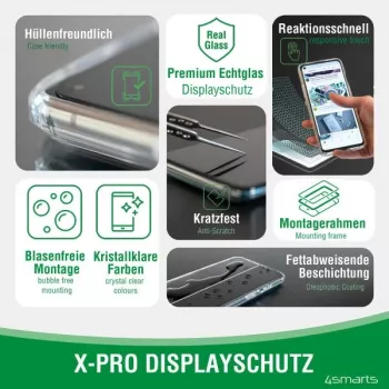 4smarts Second Glass X-Pro näytönsuoja matkapuhelimelle