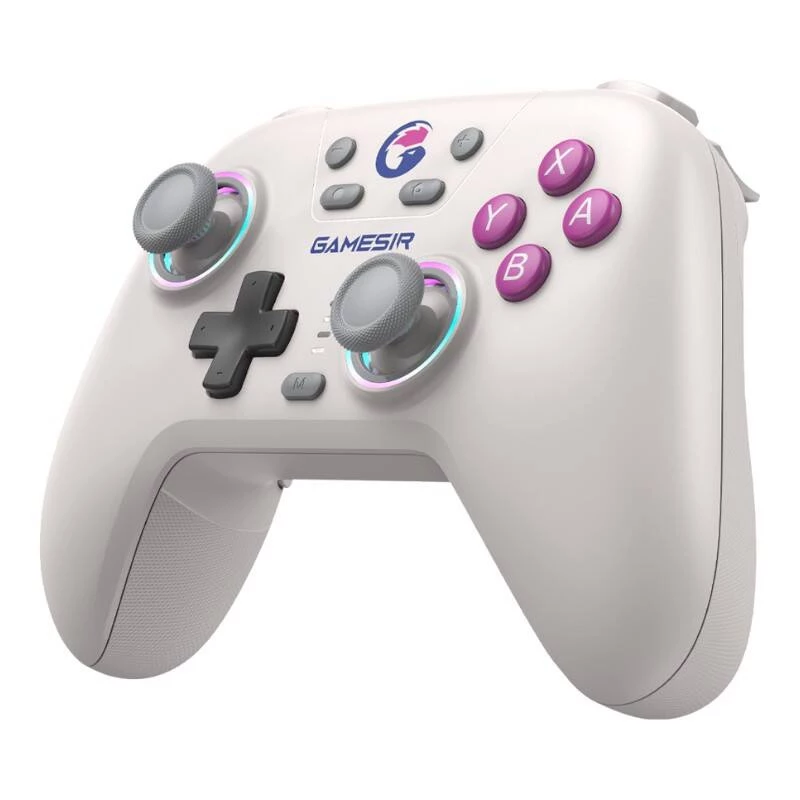GameSir T4n langaton ohjain valkoinen — Bluetooth, ergonominen muotoilu