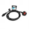 Virtajohto IBOX Clover VDE 1,8 m UK-pistokkeella