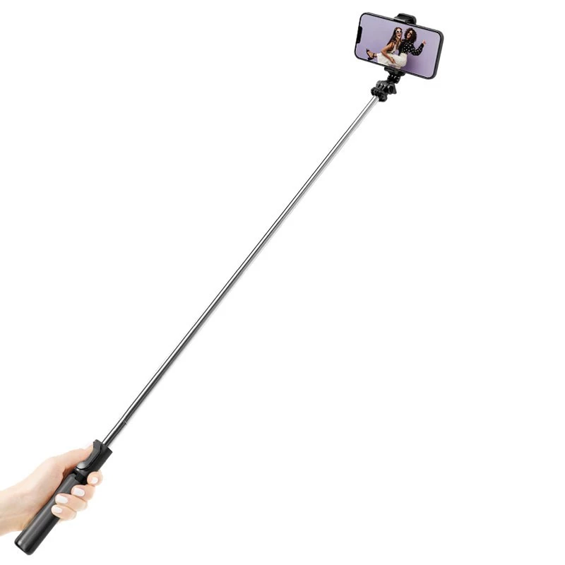 SelfieGo kompakti selfie-tikku Bluetooth-jalusta (20-101 cm) Crong CRGSGL1B