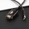 UNITEK Y-105A sarjakaapeli musta 1,5 m USB Type-A DB-9