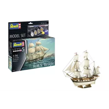 Muovinen pienoismallirakennussarja REVELL Revell H.M.S. Beagle — mittakaavaa ei ilmoitettu, rakennussarja laiva